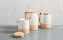Load image into Gallery viewer, Stoneware Canister Set