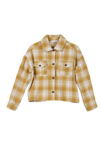 Load image into Gallery viewer, Plaid short shacket with pockets