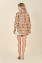 Load image into Gallery viewer, Autumn beige plaid shirts