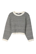 Load image into Gallery viewer, Herringbone pattern crew neck sweater