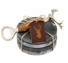 Load image into Gallery viewer, Deer Opener Coaster Mudpie Set