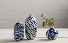 Load image into Gallery viewer, Small Indigo Bud Vases